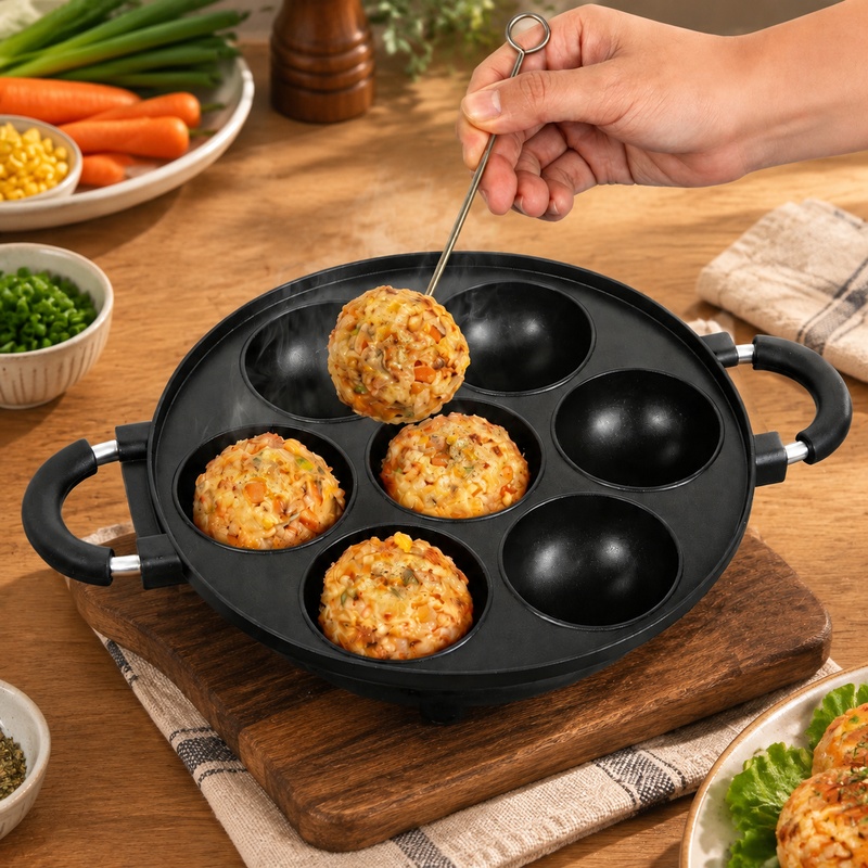 Алюминиевая форма на 7 ячеек д – обзор и цена Mini Pancake Griddle